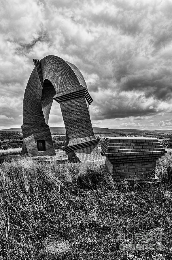 The Twisted Chimney Mono 2 Photograph by Steve Purnell