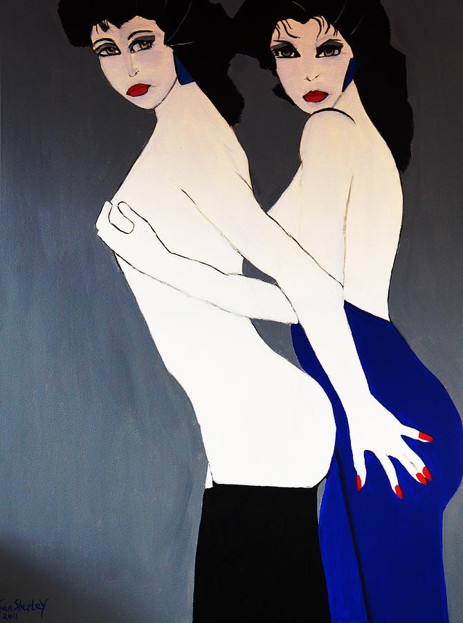 The Two Of Us Painting by Nora Shepley