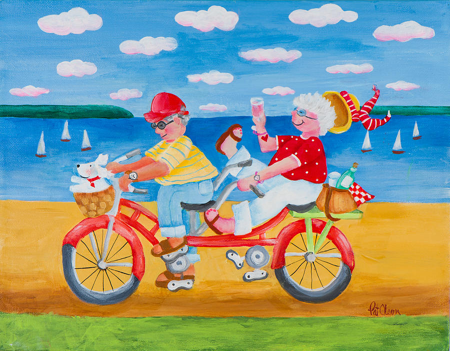 Whimsy Painting - The Two Of Us by Pat Olson