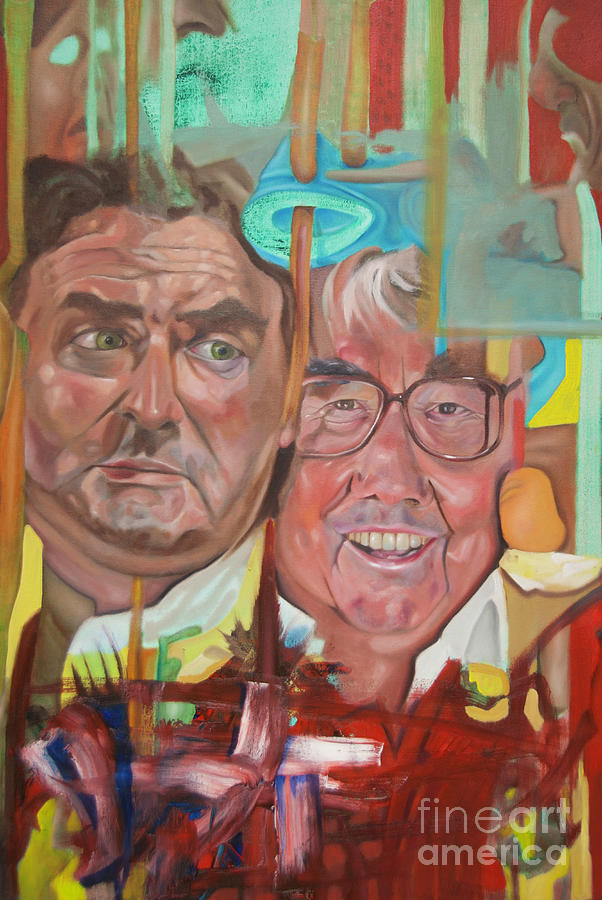 The Two Ronnies Painting by James Lavott
