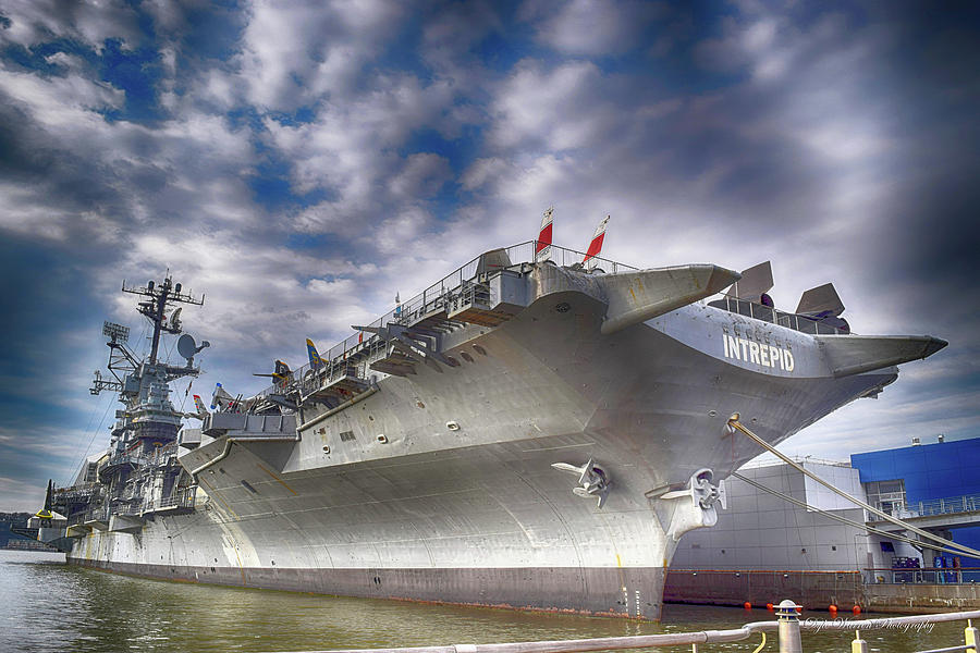 The U S S Intrepid  Photograph by Dyle Warren
