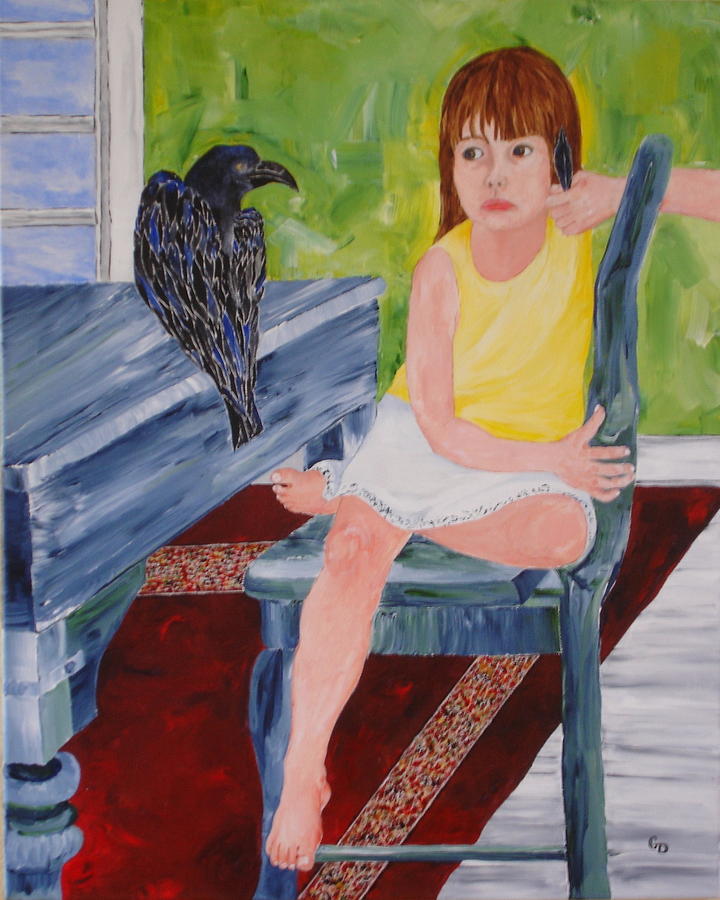 The Ubiquitous Crow Painting by Georgia Donovan