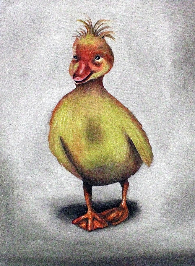 Duck Painting - The Ugly Duckling by Leah Saulnier The Painting Maniac