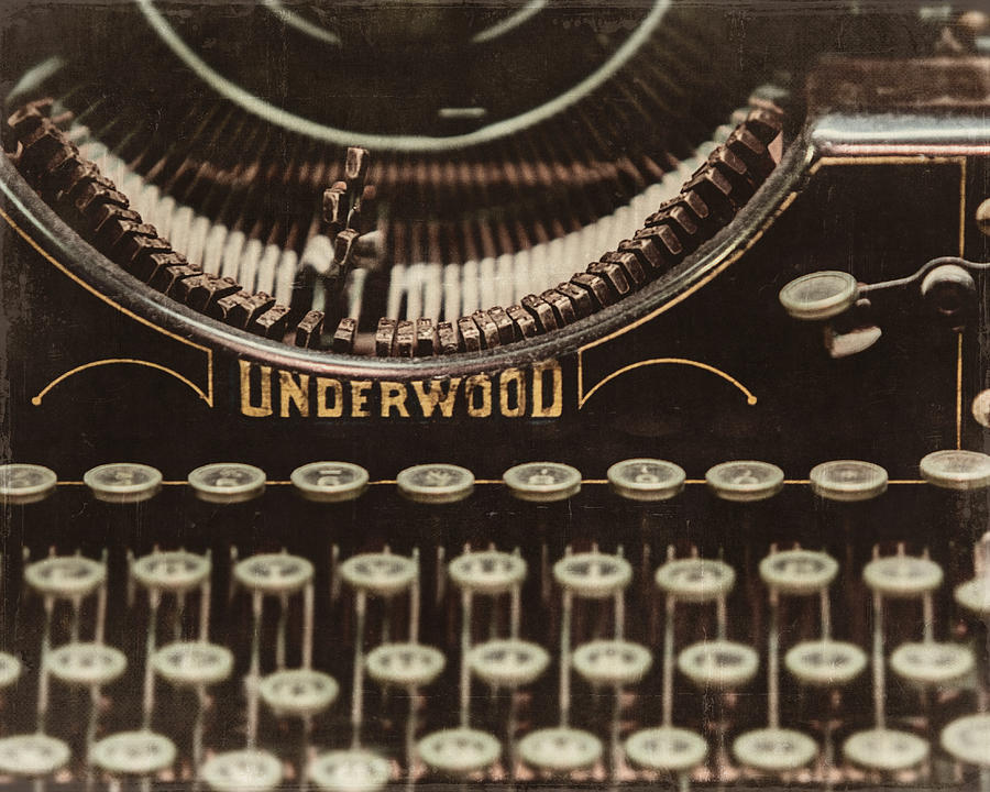 Underwood Typewriter Photograph - The Underwood by Lisa R
