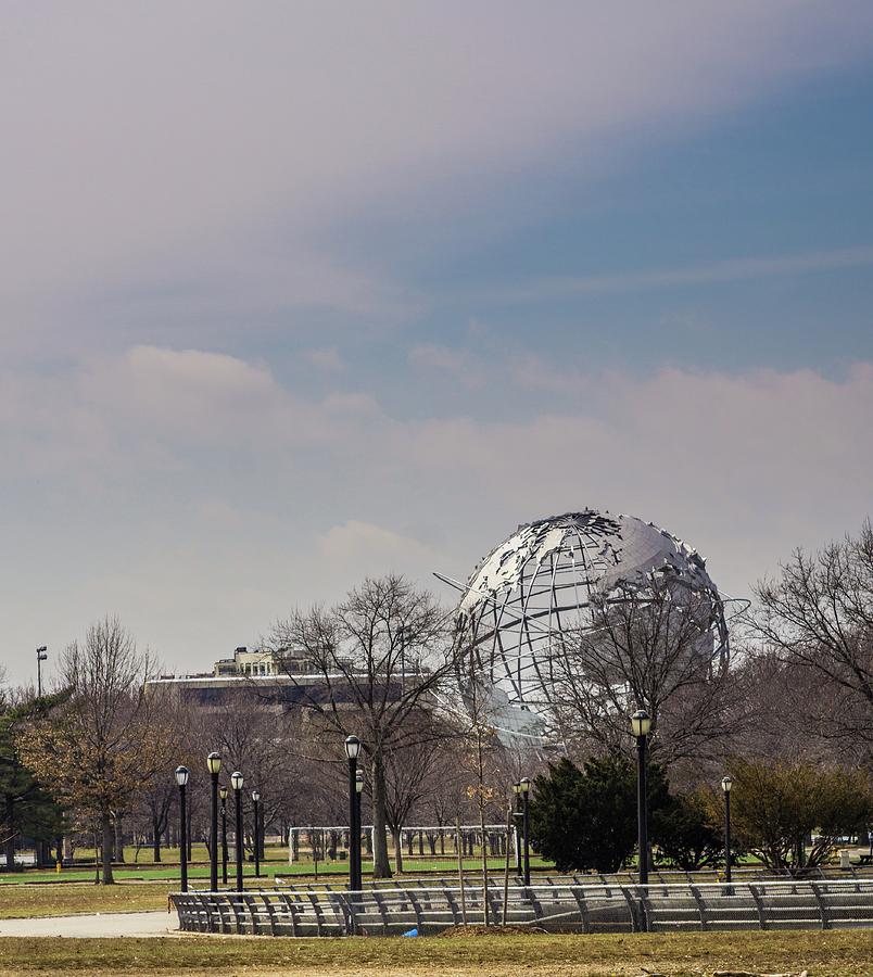 New York City Photograph - The Unisphere in Flushing Meadows at New York City by Tat Fung