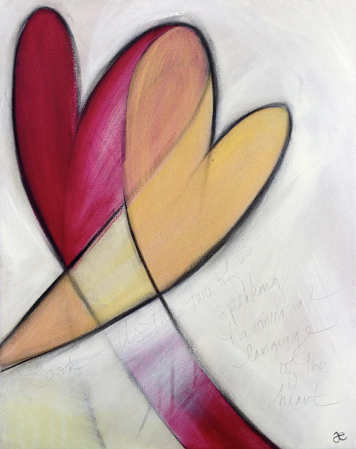 The Universal Language of the Heart Painting by Anna Elkins