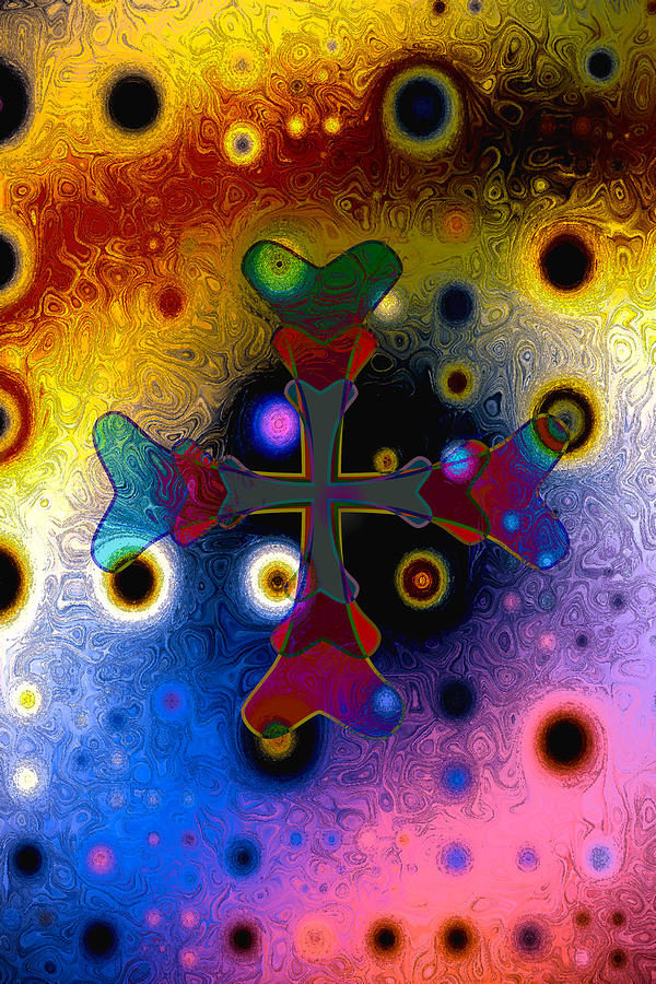 The Universe Is Cruciform Digital Art by Chuck Mountain