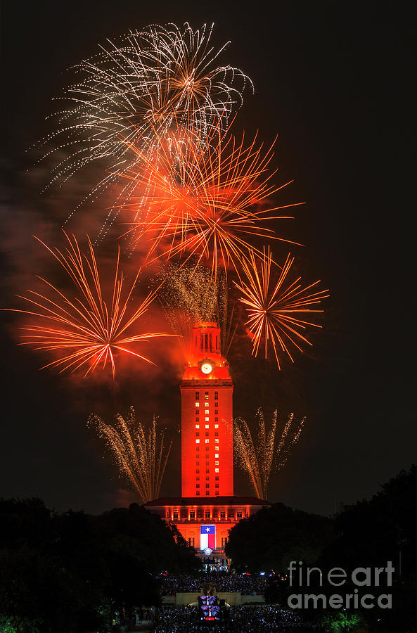 Austin Photograph - The University of Texas celebrates graduation at the 2016 spring by Dan Herron
