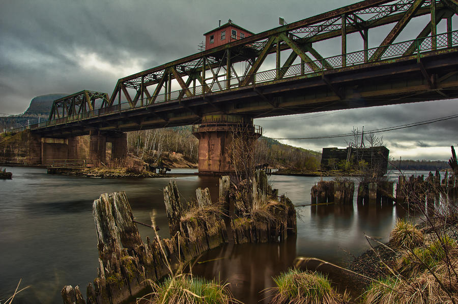 Thunder Bay Photograph - The Unswing Bridge by Jakub Sisak