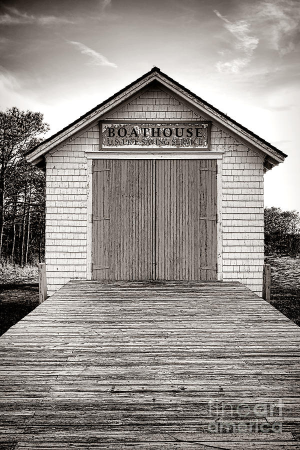 The U.S. Life Saving Service Boathouse Photograph by Olivier Le Queinec
