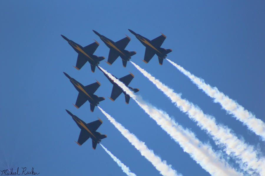 Us Navy Blue Angels #3 Photograph by Michael Rucker