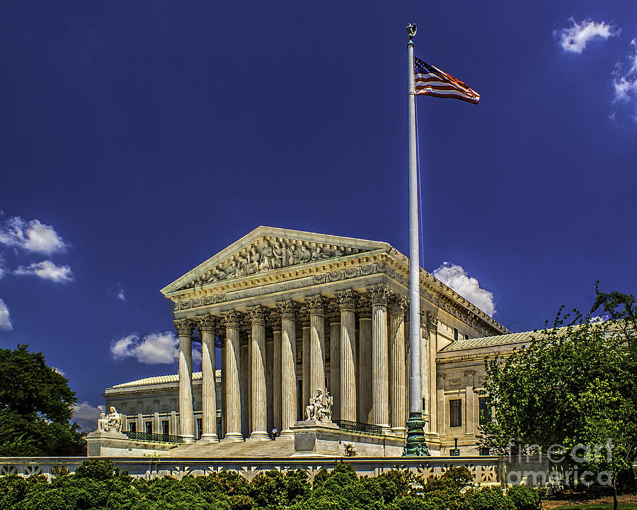 Supreme Photograph - The US Supreme Court by Nick Zelinsky Jr