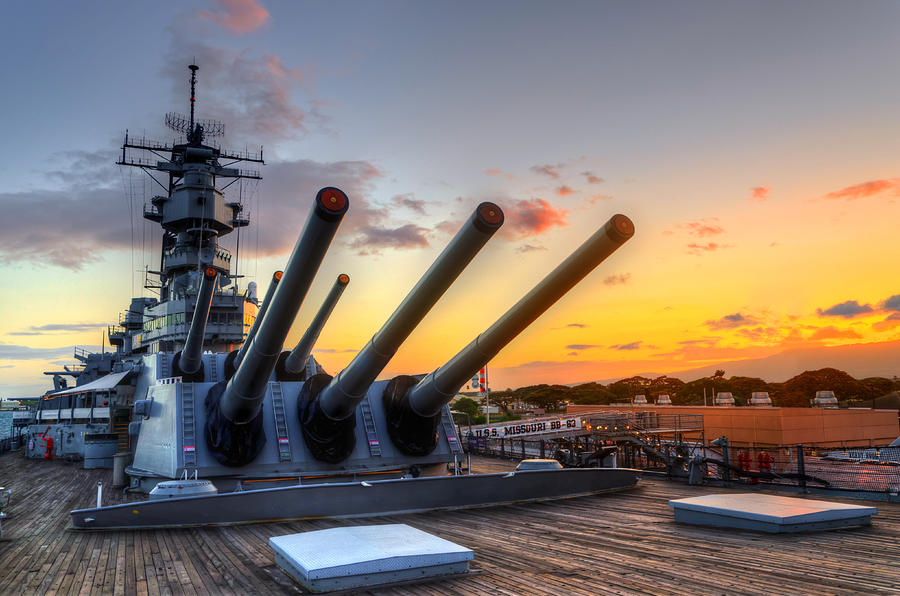 The USS Missouris Last Days Photograph by Jason Chu