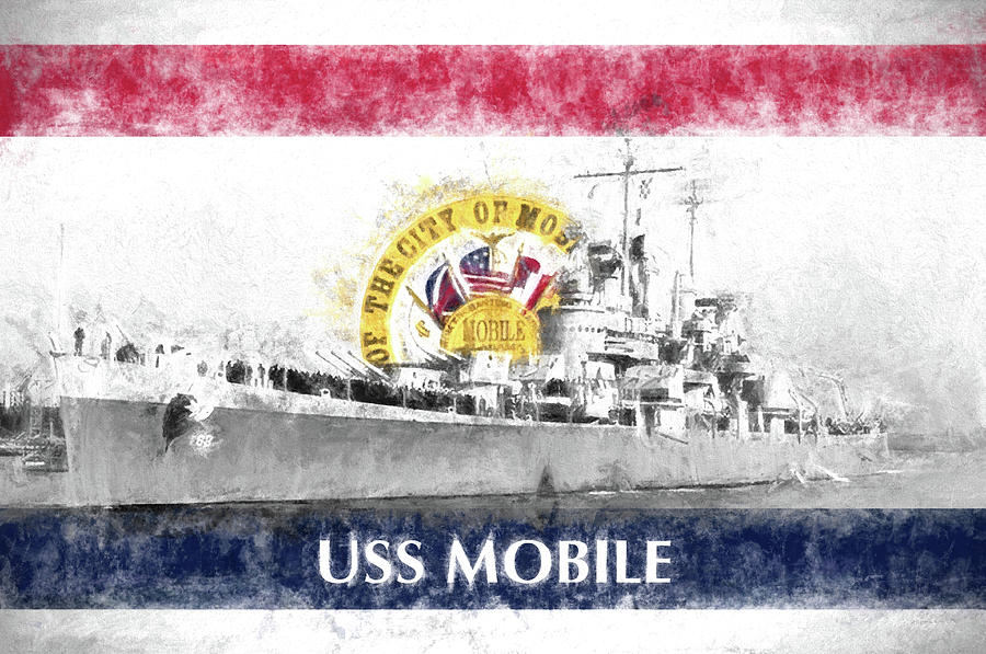 The USS Mobile Photograph by JC Findley