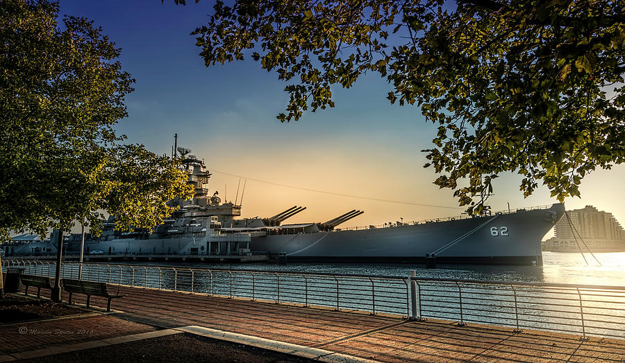 The USS New Jersey Photograph by Marvin Spates
