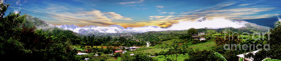 The Valley Of Longevity, Vilcabamba, Ecuador II Panorama Photograph by Al Bourassa