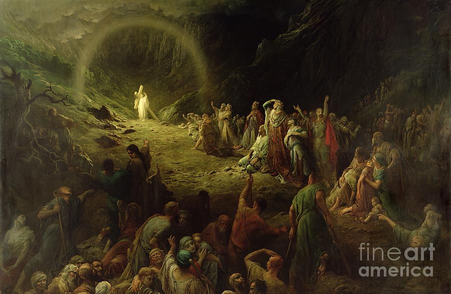 Gustave Dore Painting - The Valley of Tears by Gustave Dore