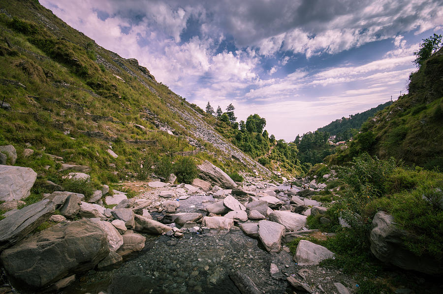 Mountain Photograph - The Valley  by V Naveen  Kumar