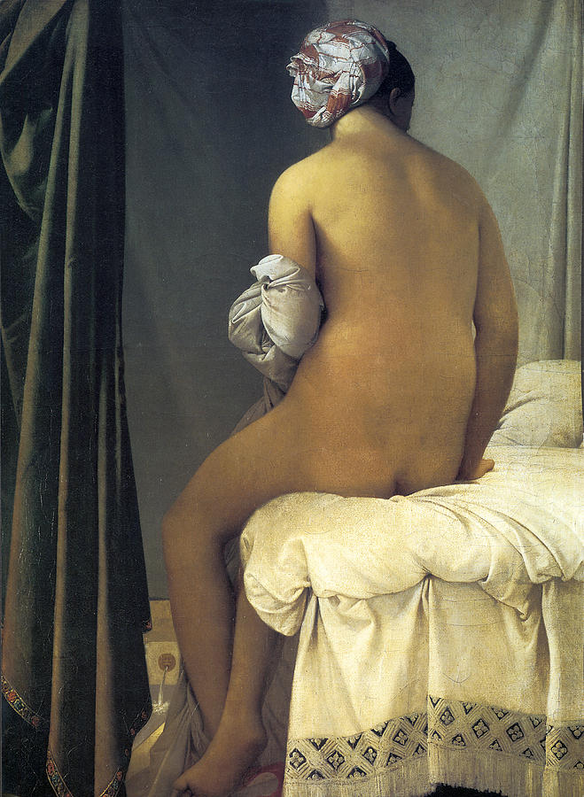 The Valpincon Bather, 1808 Painting by Jean Auguste Dominique Ingres 