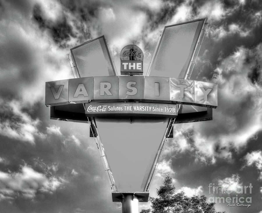 The Varsity Classic Atlanta Landmark Signage Art Photograph by Reid Callaway