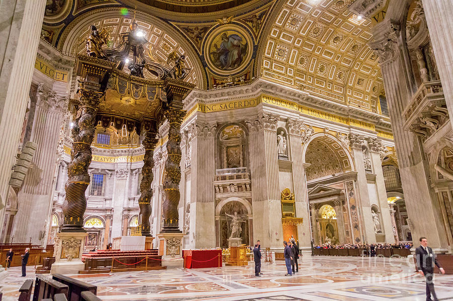 The Vatican Basilica Photograph by Rene Triay Photography | Fine Art ...