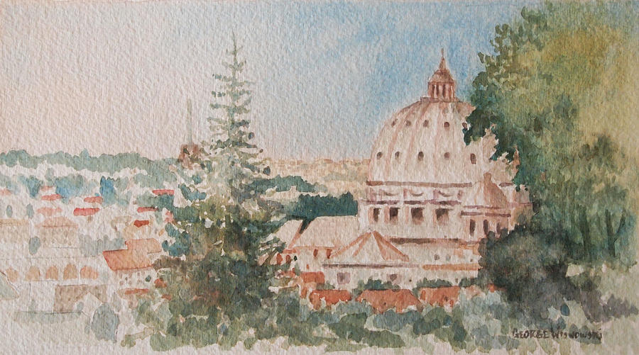 Rome Painting - The Vatican by George Wisnowski