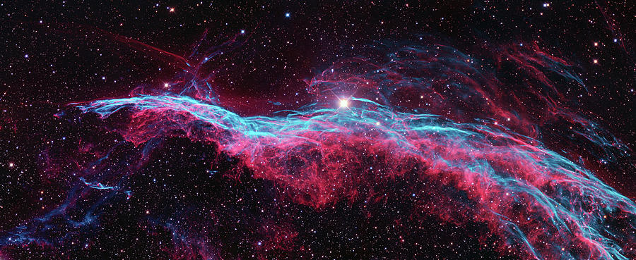 The Veil Nebula Photograph by Eric Glaser