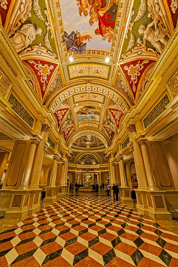 The Venetian Las Vegas Hall II Photograph by Susan Candelario