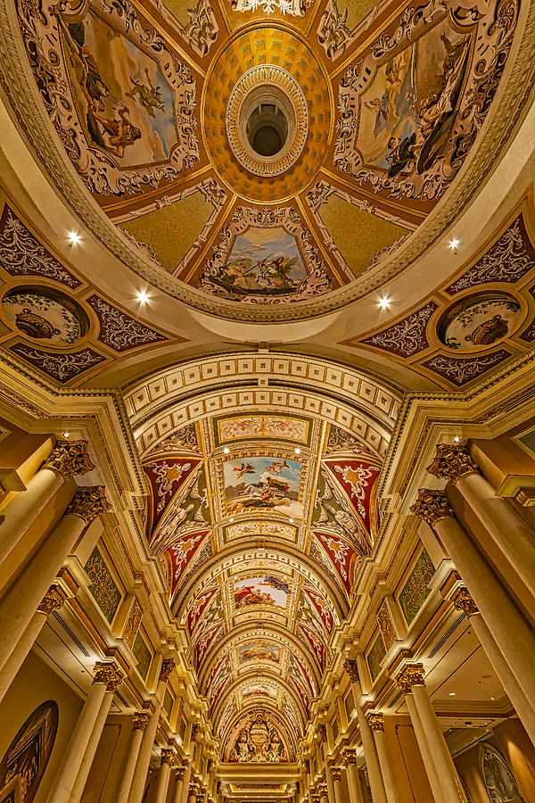 Las Vegas Photograph - The Venetian Las Vegas Hall by Susan Candelario