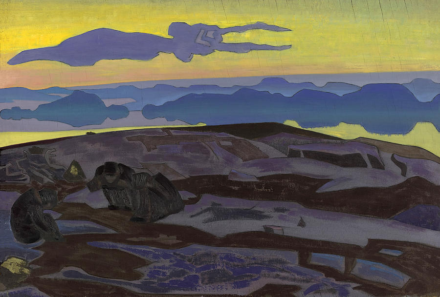 Nicholas Roerich Painting - The Verdict by Nikolai Roerich