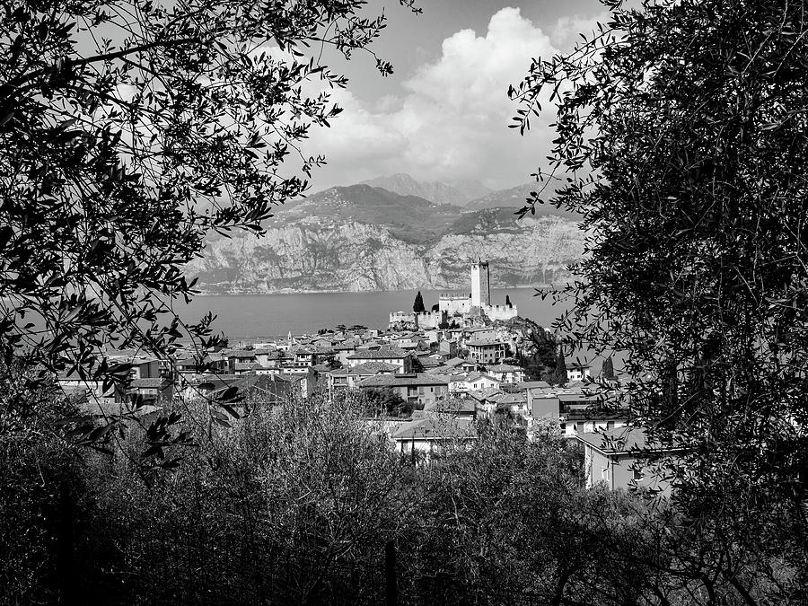 The view down to Lake Garda Photograph by Ed James