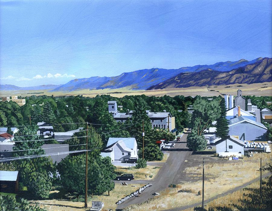 The View from Peets Hill Painting by Michael Ward