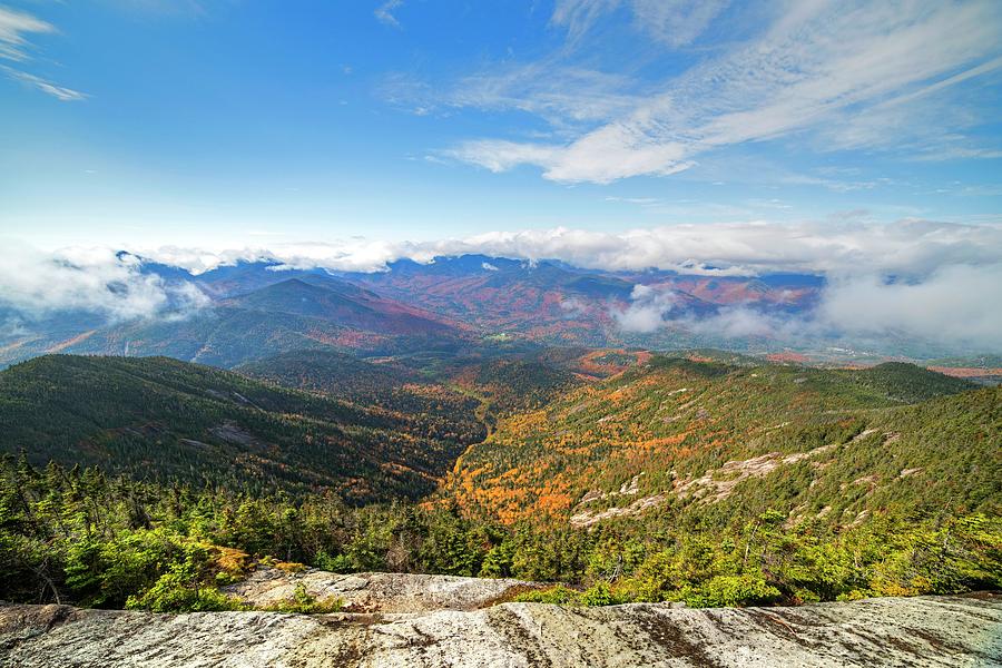 The view from the Giant Mountain Summit Keene Valley NY Adirondacks Photograph by Toby McGuire