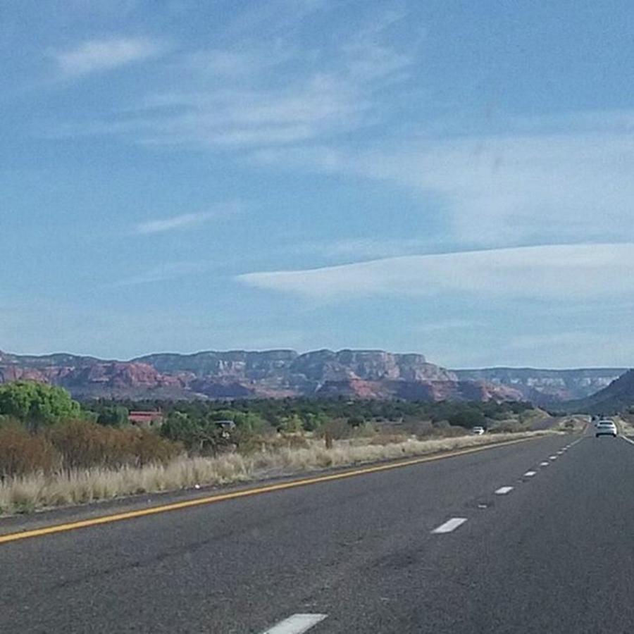 Sedona Photograph - The View Of #sedona From The Road by Sarah Marie