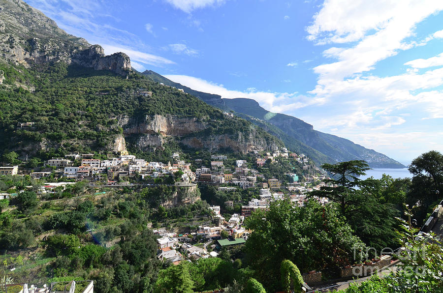 The Village of Positano Along the Amalfi Coast Photograph by DejaVu Designs