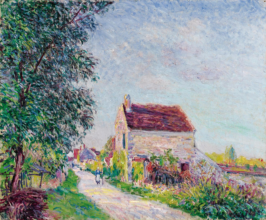 The Village of Sablons Painting by Alfred Sisley