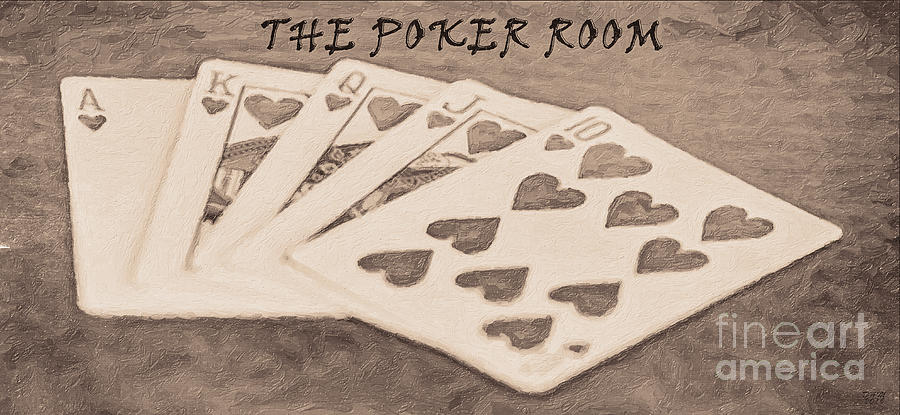 The Vintage Poker Room Painting by David Millenheft