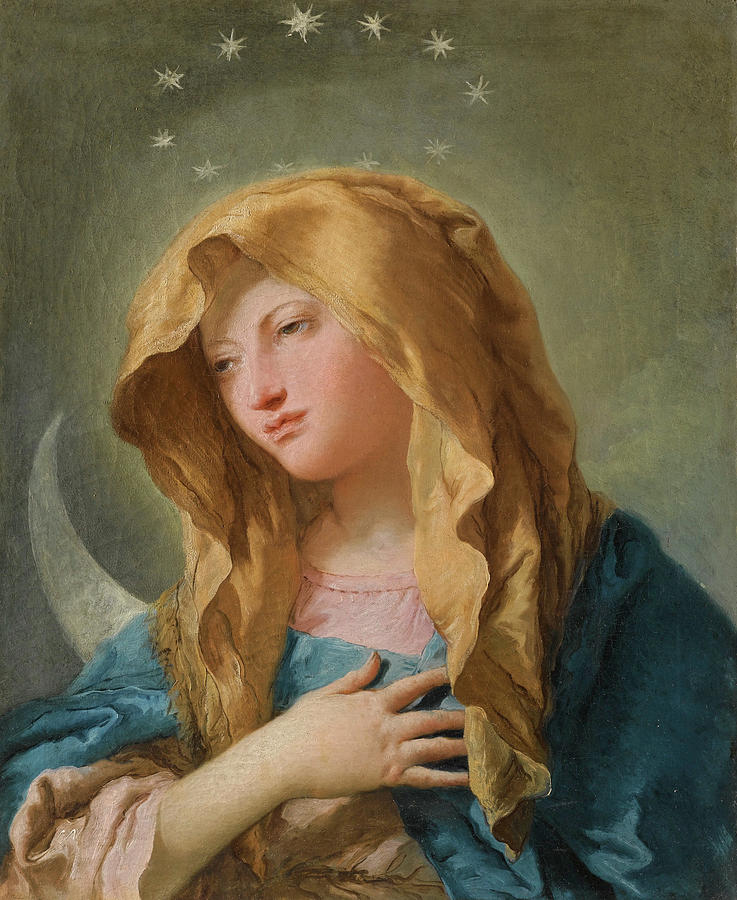 Giovanni Battista Tiepolo Painting - The Virgin Immaculate by Giovanni Battista Tiepolo