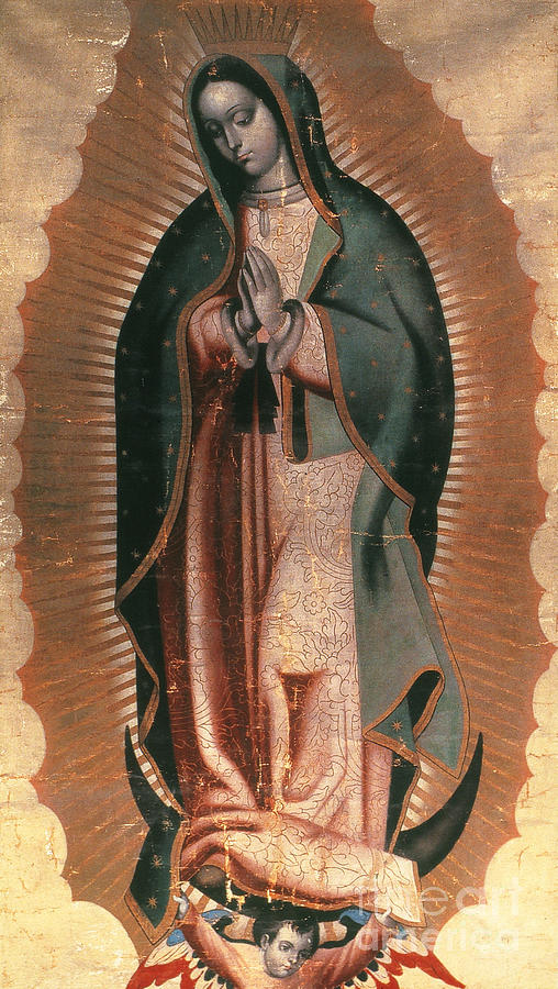 The Virgin Of Guadalupe Painting by Granger
