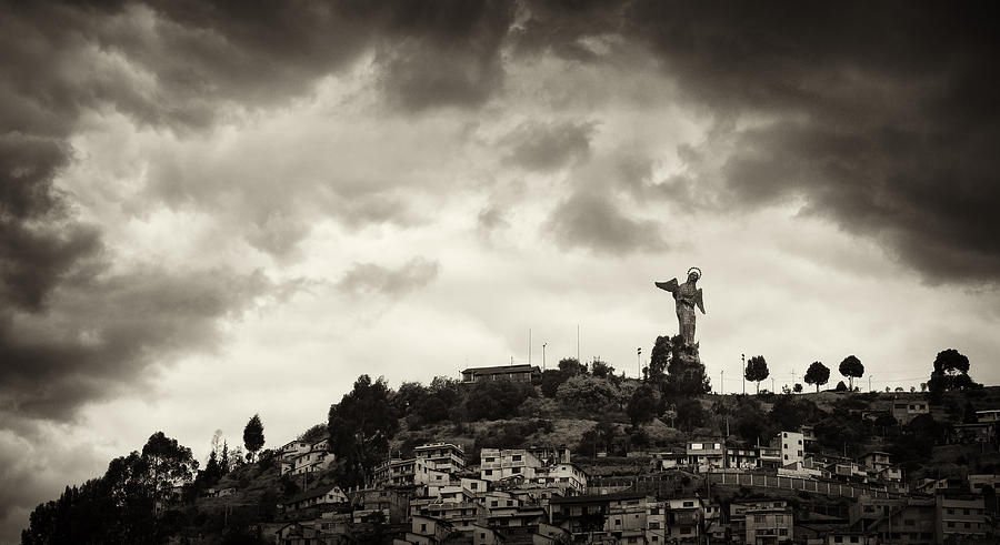 The Virgin of Quito Photograph by Cameron Wood