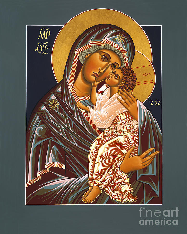 The Virgin of Tenderness of Yaroslavl 025 Painting by William Hart McNichols