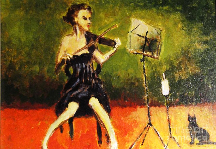 Music Painting - The Virtuosos by Les Smith