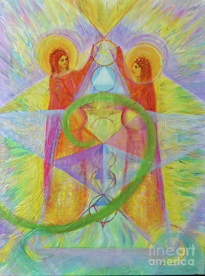 The Visitation Painting by Anne Cameron Cutri