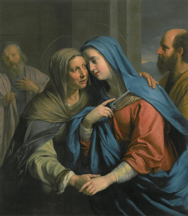 The Visitation Painting by Philippe