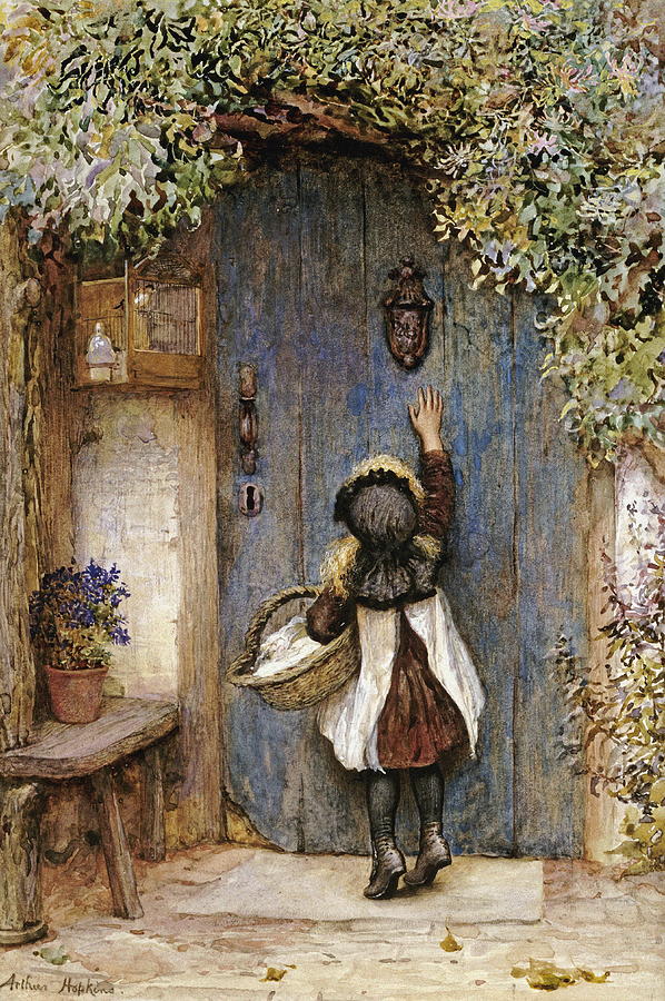 Fairy Painting - The Visitor by Arthur Hopkins