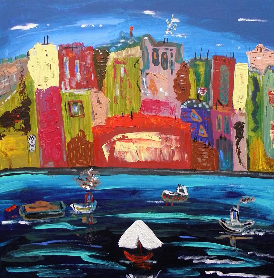 The Vista of the City Painting by Mary Carol Williams