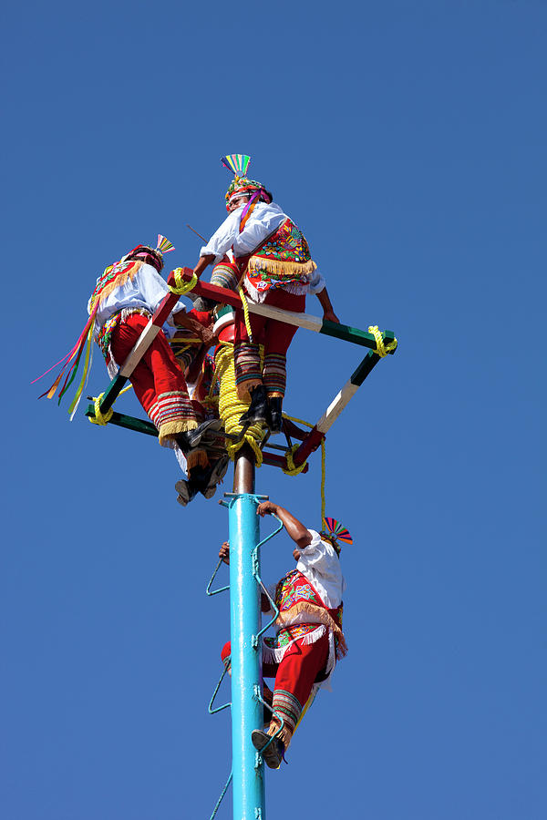 The Voladores of Tulum, Mexico Photograph by Anthony Totah