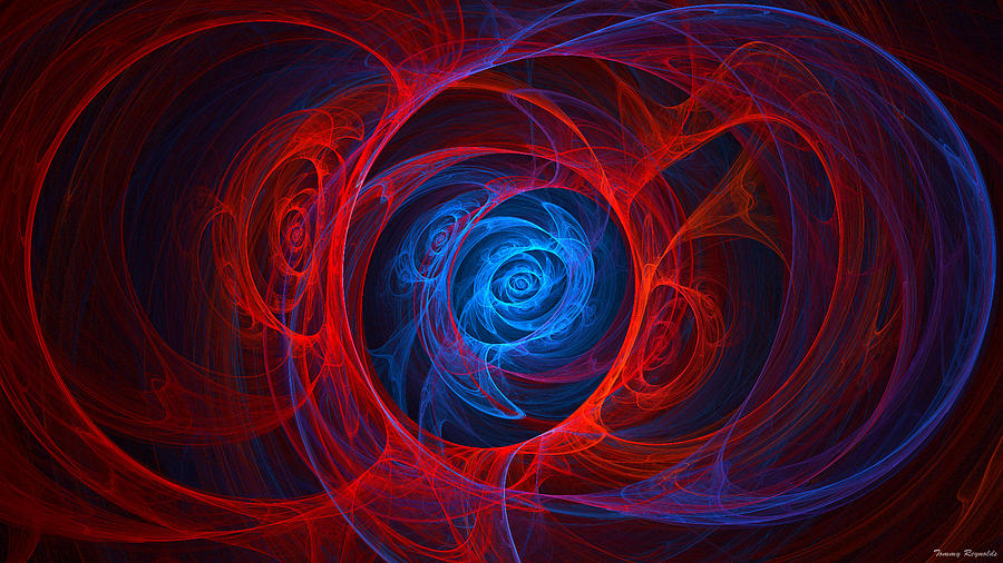 Vortex Digital Art - The Vortex by Tommy Reynolds Vortex Digital Art - The Vortex by Tommy Reynolds