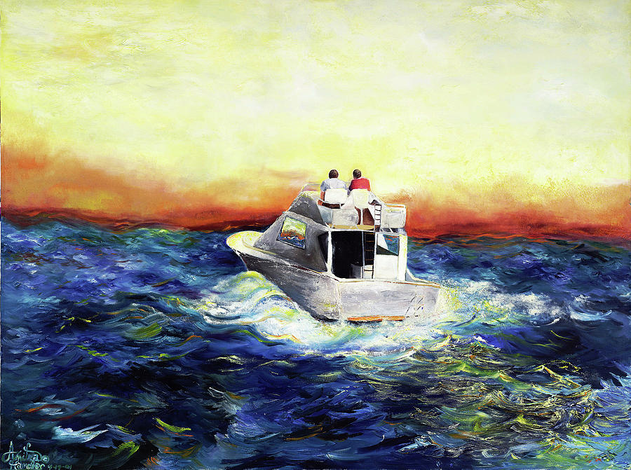 The Voyage Painting by Anitra Handley-Boyt