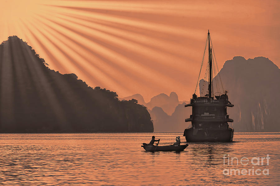 The Voyage Ha Long Bay Vietnam  Photograph by Chuck Kuhn